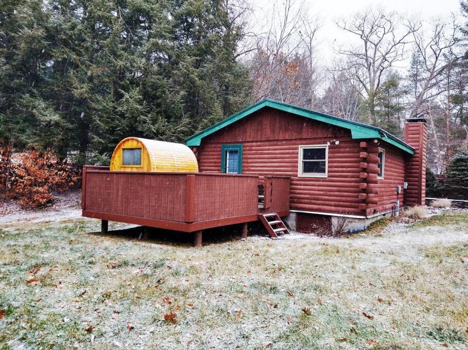 Bluestone Log Cabin Villa Margaretville Exterior foto